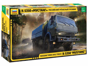Kamaz Truck 3-AXLE Kit scala 1:35 Zvezda