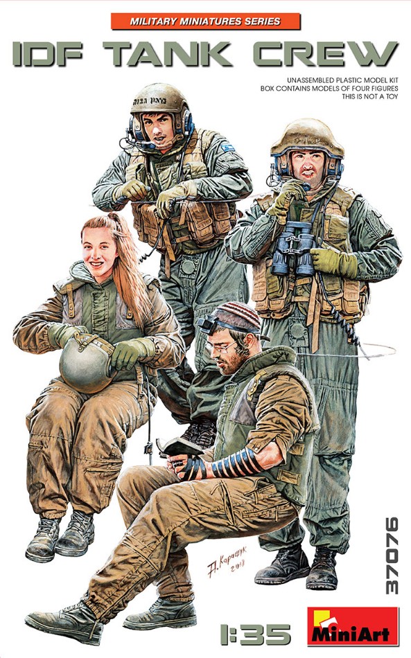 IDF Tank Crew Kit 1:35 DS Modellismo Idf Tank Crew Kit scala 1:35 Miniart