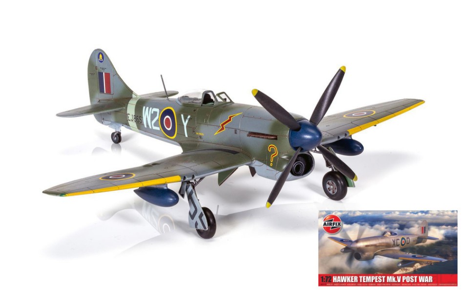 Hawker Tempest NMk.V Kit 1:72 DS Modellismo Hawker Tempest NMk.V Kit scala 1:72 Airfix