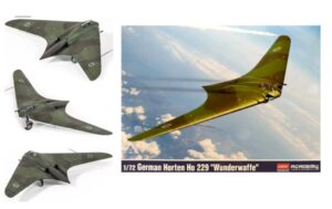 German Horten Ho 229 scala 1:72