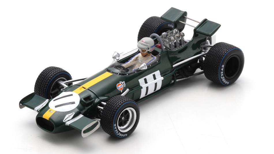 Brabham BT26A Jack Brabham 1969 N.11 6th Dutch GP 1:43 DS Modellismo Brabham BT26A Jack Brabham 1969 scala 1:43