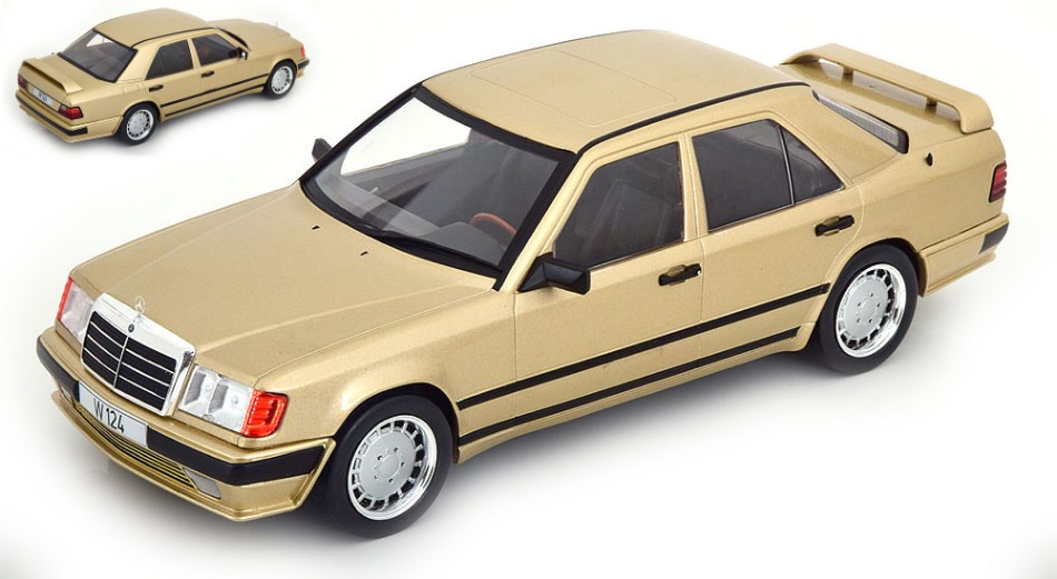 Mercedes W124 Tuning 1986 Met.Beige 1:18 DS Modellismo Mercedes W124 Tuning 1986 scala 1:18