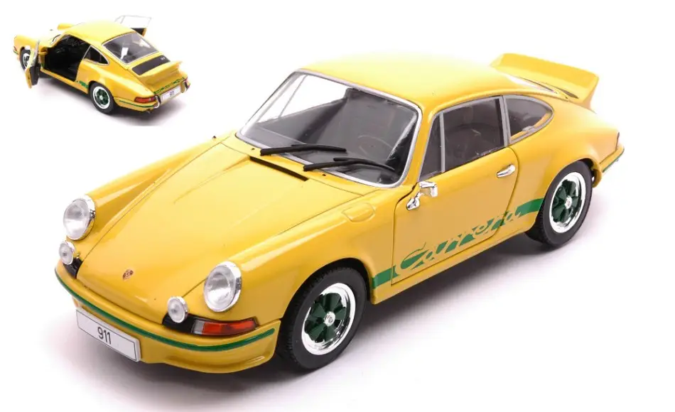 Porsche 911 Carrera 2.7 RS 1972 Yellow/Green 1:24 DS Modellismo Porsche 911 Carrera 2.7 RS 1972 scala 1:24