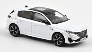 Peugeot 308 GT 2021 Pearl White scala 1:43