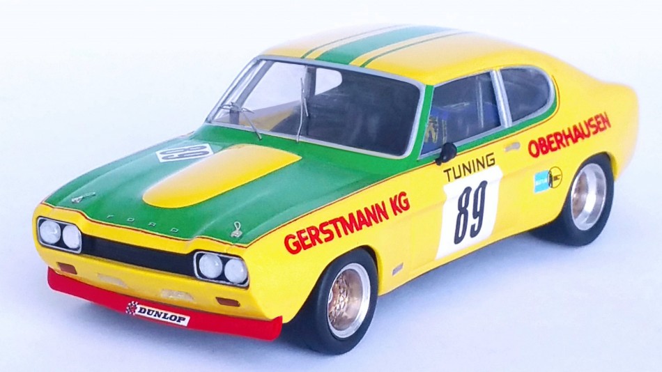 Ford Capri RS2600 2nd Nurburgring 1972 W.Christmann 1:43 DS Modellismo Ford Capri RS2600 2nd Nurburgring scala 1:43