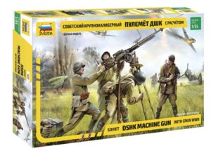 Soviet Dshk Machine Gun with Crew scala 1:35