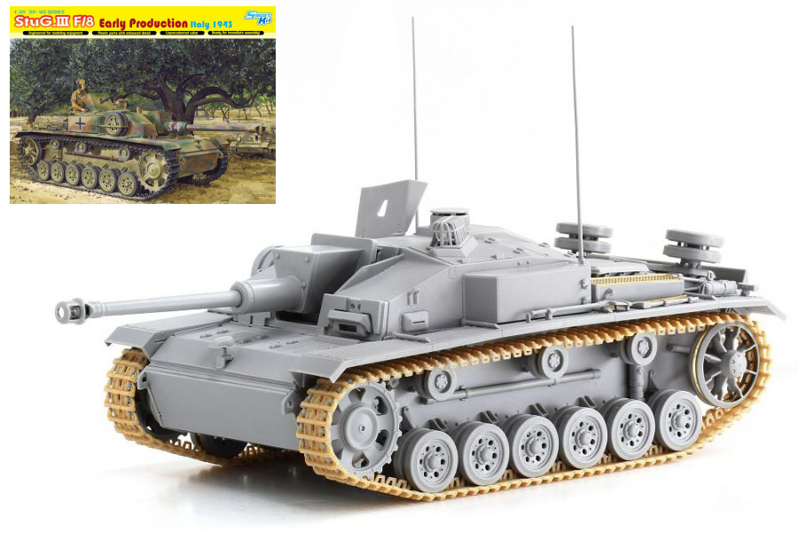 Stug.Iii AUSF.F/8 Early Production Italy 1943 Smart Kit 1:35 DS Modellismo Stug.Iii AUSF.F/8 Early scala 1:35