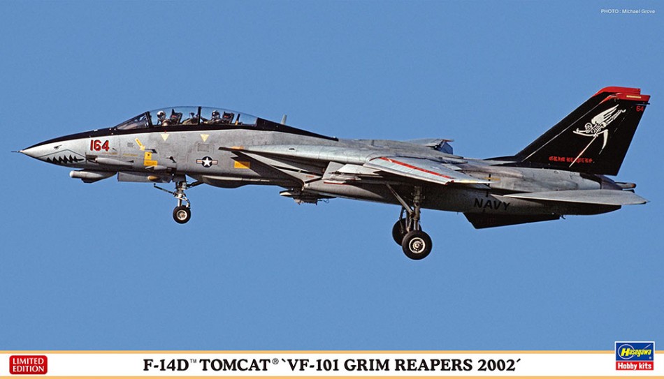 F-14D Tomcat VF-101 Grim Reapers 2002 Kit 1:72 DS Modellismo F-14D Tomcat VF-101 Grim Reapers scala 1:72