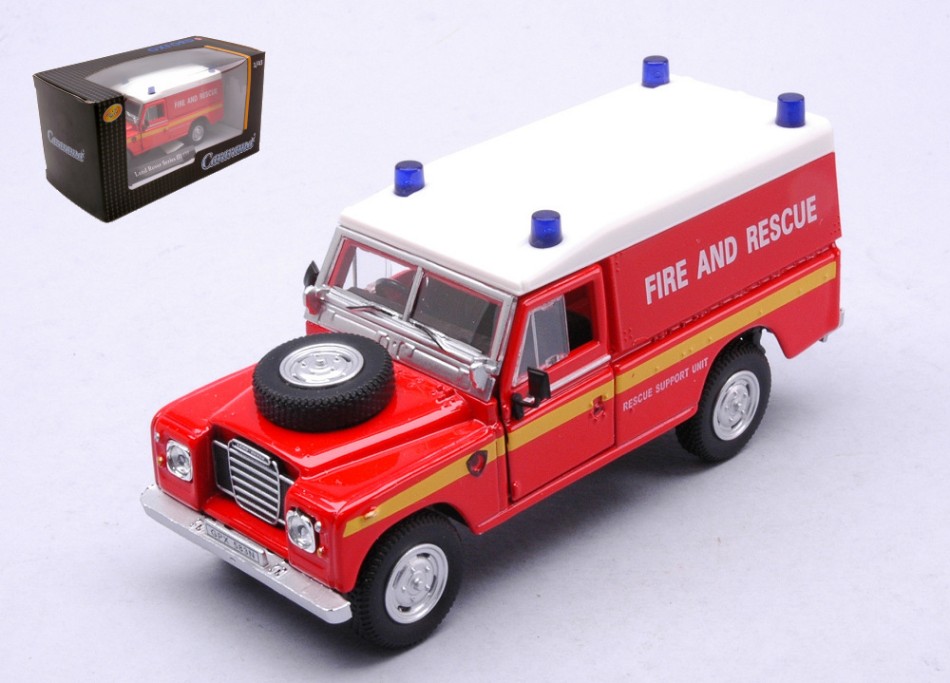 Land Rover Series III 109 Fire and Rescue 1:43 DS Modellismo Land Rover Series III 109 Fire scala 1:43