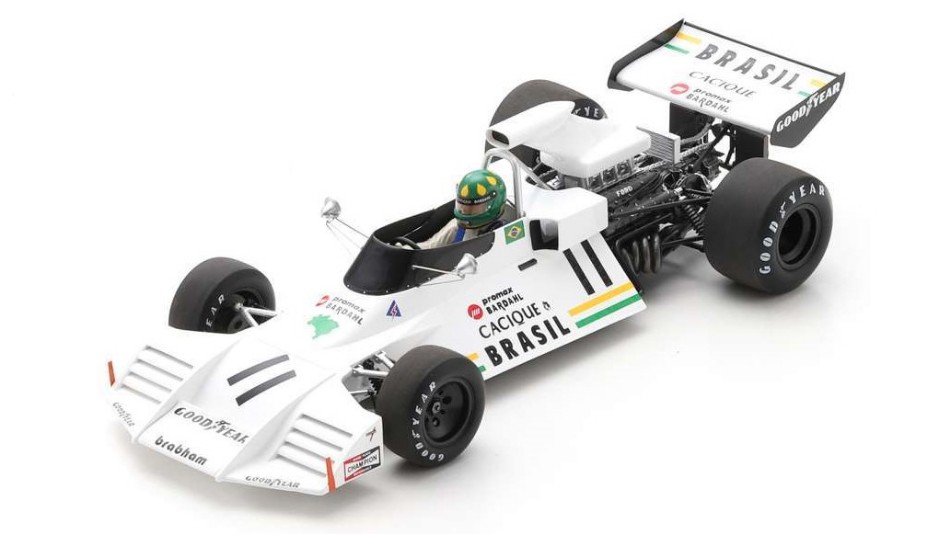Brabham BT42 Wilson Fittipaldi 1973 N.11 Monaco GP 1:18 DS Modellismo Brabham BT42 Wilson Fittipaldi scala 1:18