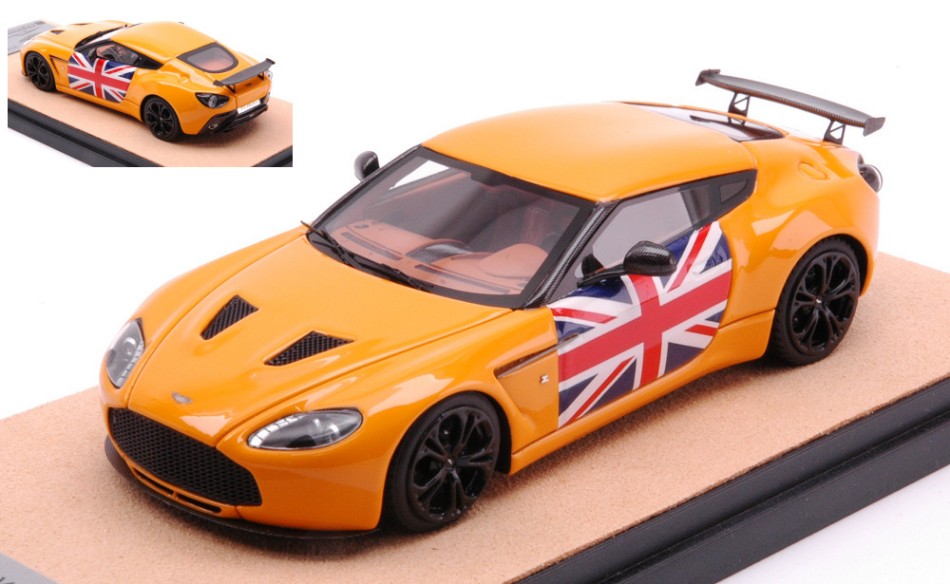 Aston Martin V12 Zagato 2012 Gloss Orange W/English Ed.Lim.Pcs 10 1:43 DS Modellismo Aston Martin V12 Zagato 2012 scala 1:43
