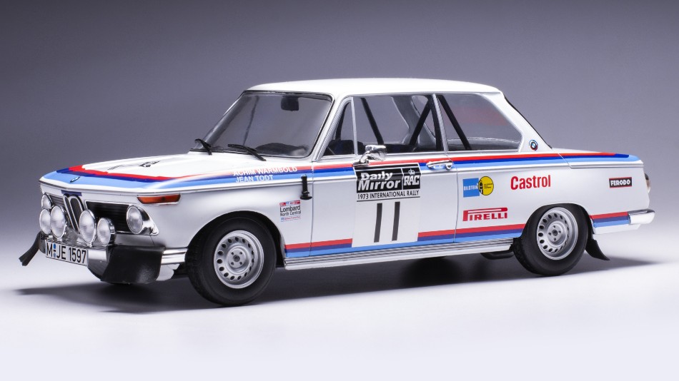 BMW 2002 N.11 Rac Rally 1973 Warmbold-Todt DS Modellismo BMW 2002 Rac Rally 1973 scala 1:18