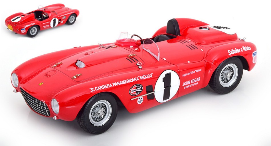 Ferrari 375 Plus N.1 Carrera Panamericana 1954 McAfee-ROBINSON 1:18 DS Modellismo Ferrari 375 Plus Carrera scala 1:18