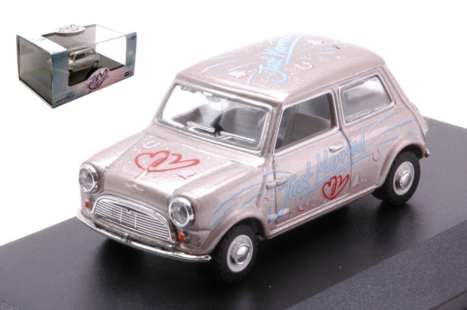 Mini Cooper Just Married 1:43 DS Modellismo Mini Cooper Just Married scala 1:43 Oxford