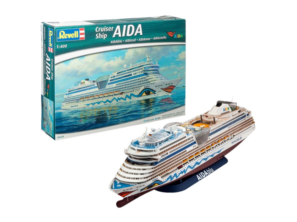 Aida Blu Sol Mar Stella Civil Ships Kit 1:400 DS Modellismo Aida Blu Sol Mar Stella Civil scala 1:400