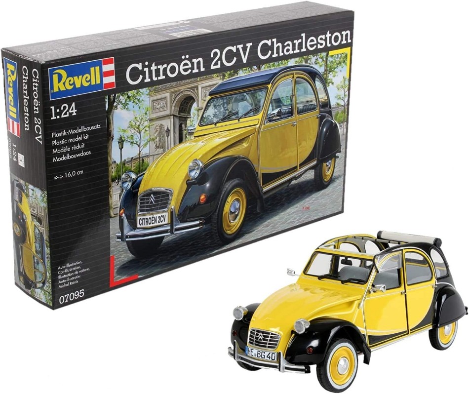 Citroen 2 CV Charleston Kit 1:24 DS Modellismo Citroen 2 CV Charleston Kit scala 1:24
