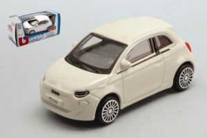 Fiat 500E 2021 White scala 1:43 Burago