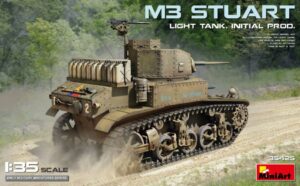 M3 Stuart Light Tank Initial scala 1:35