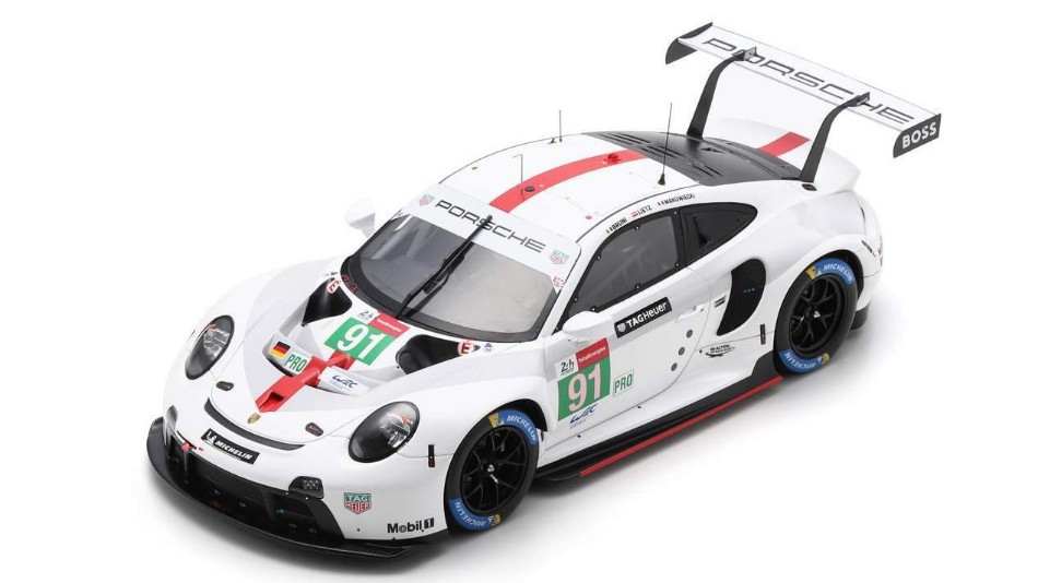Porsche 911 RSR-19 N.91 24 H LM 2021 Bruni-Lietz-Makowiecki 1:18 DS Modellismo Porsche 911 RSR-19 24 H LM 2021 scala 1:18