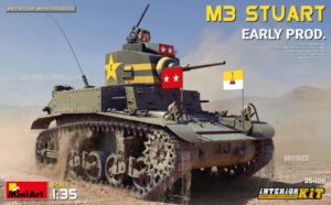 M3 Stuart Early Prod. Interior scala 1:35