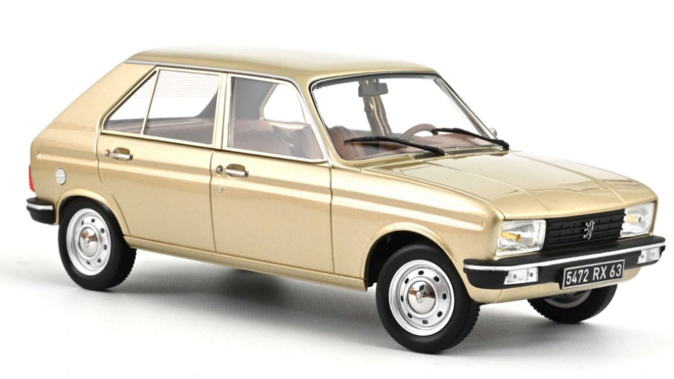 Peugeot 104 Gr 1981 Beige Metallic 1:18 DS Modellismo Peugeot 104 Gr 1981 Beige scala 1:18