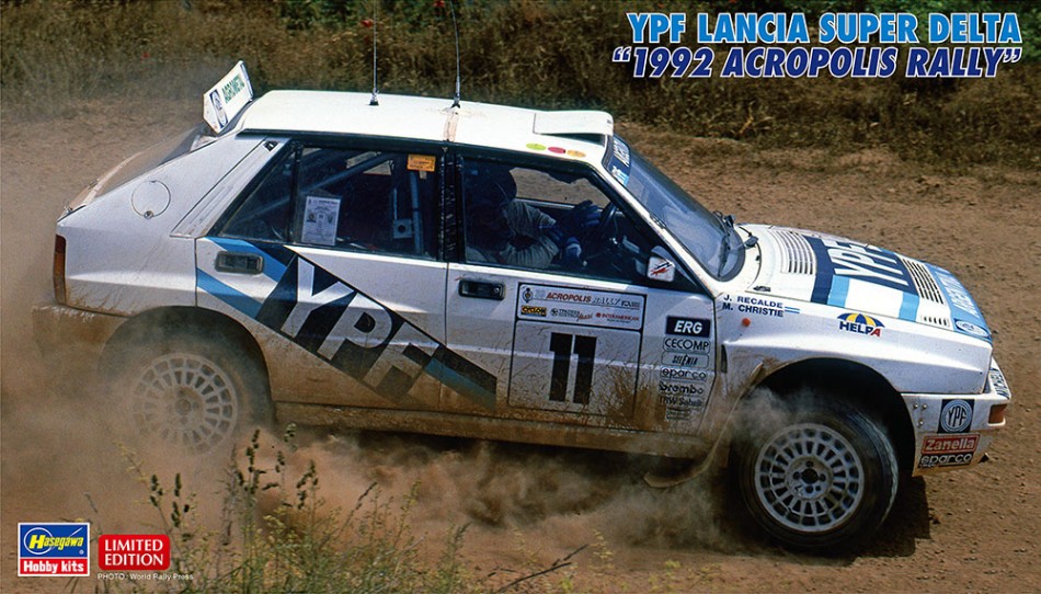 Lancia Super Delta 1992 Acropolis Rally Kit 1:24 DS Modellismo Lancia Super Delta 1992 Acropolis scala 1:24