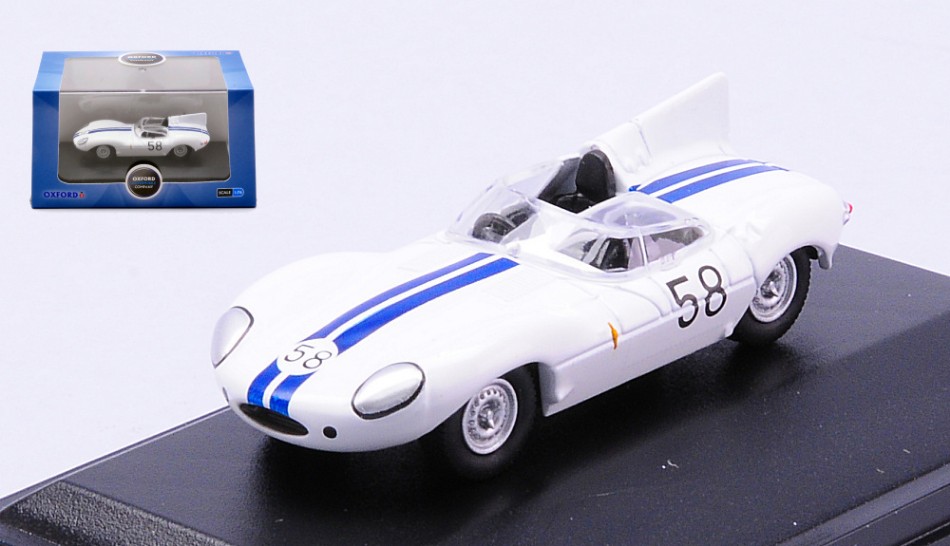 Jaguar D Type N.58 Winner Lime Rock 1957 Walt Hansgen 1:76 DS Modellismo Jaguar D Type Winner Lime Rock 1957 scala OO