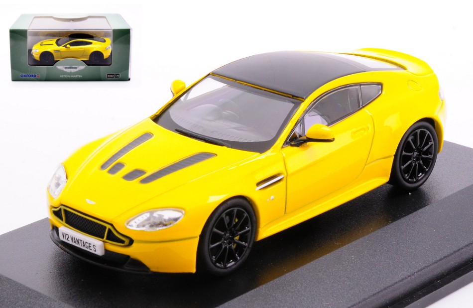 Aston Martin Vantage S Yellow 1:43 DS Modellismo Aston Martin Vantage S Yellow scala 1:43