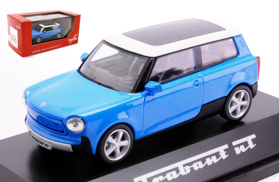 Trabant Nt Light Blue 1:43 DS Modellismo Trabant Nt Light Blue scala 1:43 Herpa