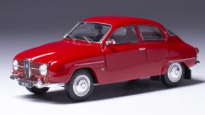 Saab 96 V4 1965 Red scala 1:43 Ixo Model
