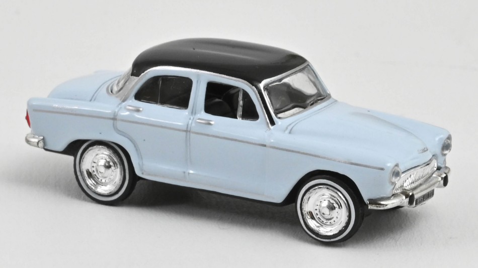 Simca Aronde 1962 Preincess Grey And Black Roof 1:87 DS Modellismo Simca Aronde 1962 Preincess Grey scala H0
