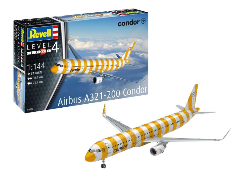 Airbus A321-200 Condor Kit 1:144 DS Modellismo Airbus A321-200 Condor Kit scala 1:144