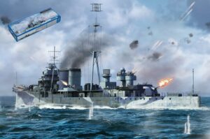 Nave Hms Colombo Kit scala 1:700 Trumpeter