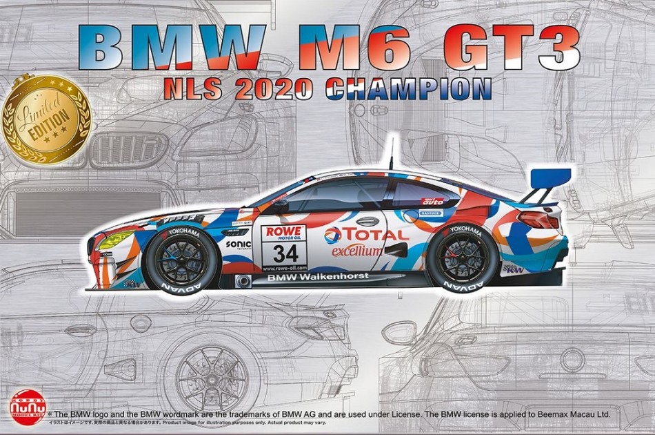 BMW M6 GT3 Winner NLS 2020 Kit 1:24 DS Modellismo BMW M6 GT3 Winner Nls 2020 Kit scala 1:24