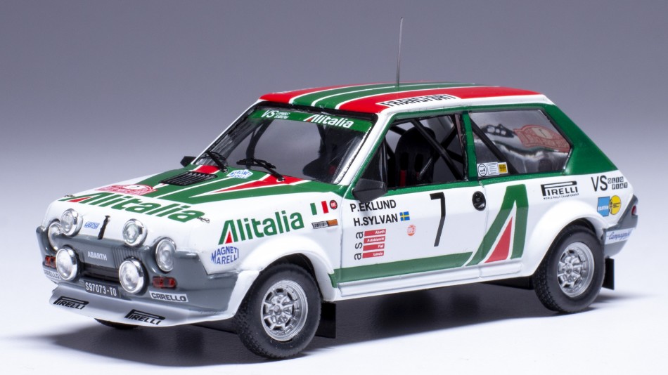 Fiat Ritmo 75 Abarth N.7 Rally Monte Carlo 1979 Eklund-Sylvan DS Modellismo Fiat Ritmo 75 Abarth Rally Monte scala 1:43