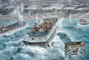 Lcvp with U.S. Infantry Kit scala 1:35