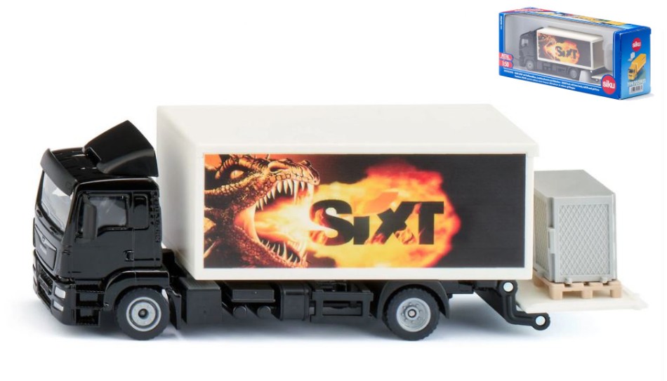 Camion Man LKW with Hydraulic Lifter and Metallic Grid 1:50 DS Modellismo Camion Man Lkw with Hydraulic scala 1:50
