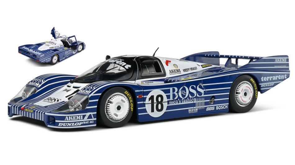 Porsche 956L 2.6L N.18 Le Mans 1983 Laessing-Plankenhorn-Wilson 1:18 DS Modellismo Porsche 956L 2.6L Le Mans 1983 scala 1:18