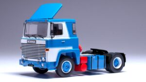 Scania Lbt 141 1976 Blue/White scala 1:43