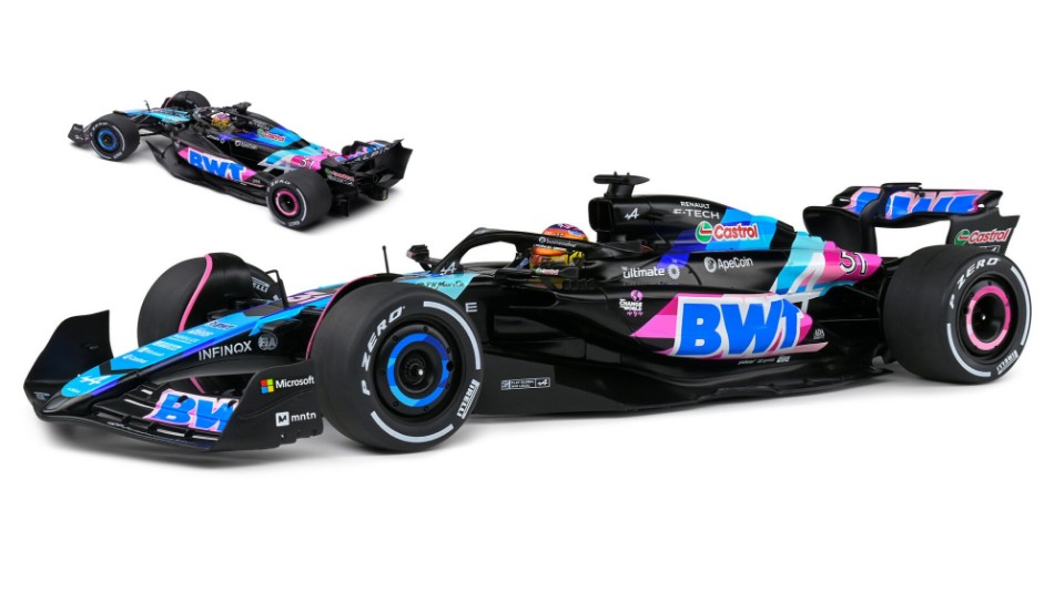 Alpine F1 A524 Team BWT Alpine N.31 Miami GP 2024 Esteban Ocon 1:18 DS Modellismo Alpine F1 A524 Team Bwt Alpine scala 1:18