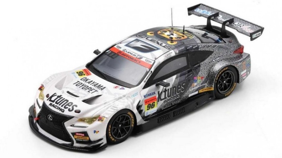 K-Tunes RC F GT3 N.96 GT300 Super GT 2022 Morio Nitta-S.Takagi 1:43 DS Modellismo K-Tunes RC F GT3 GT300 Super GT scala 1:43