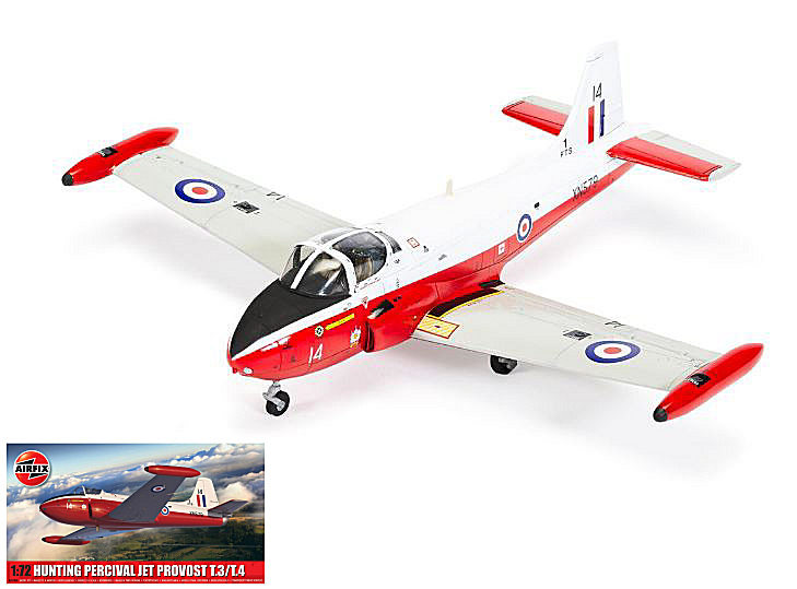 Hunting Percival Jet Provost T 3 - T4 Kit 1:72 DS Modellismo Hunting Percival Jet Provost T 3 scala 1:72