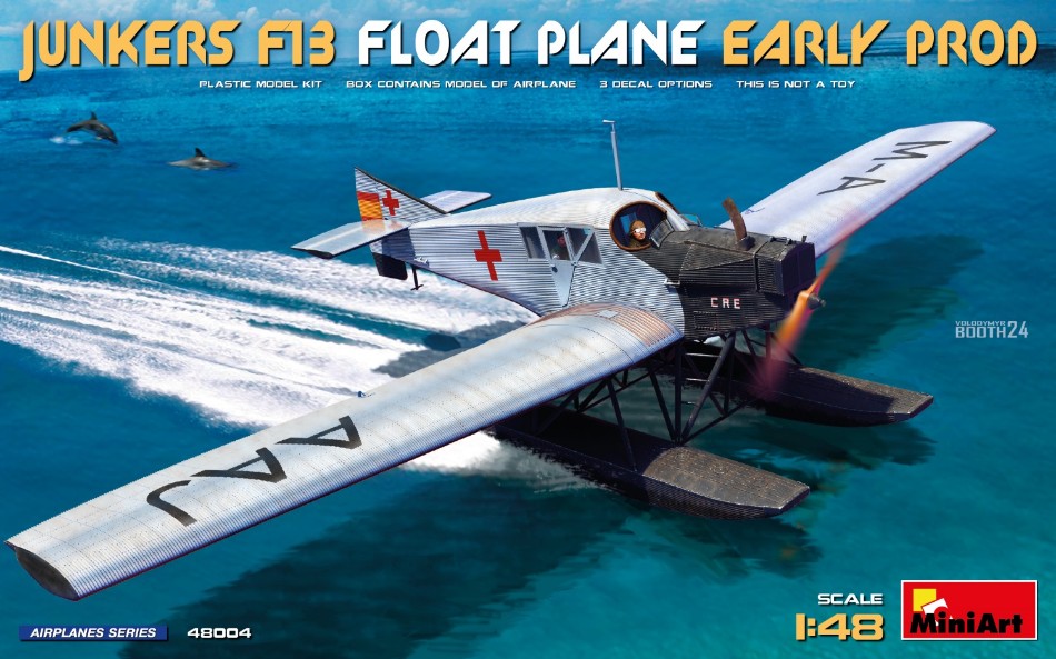 Junkers F13 Float Plane Early Prod. Kit 1:48 DS Modellismo Junkers F13 Float Plane Early scala 1:48