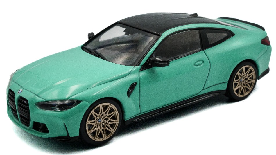 BMW 4-Series M4 Coupe Competition (G82) 2023 Mint Green 1:43 DS Modellismo BMW 4-Series M4 Coupe Competition scala 1:43