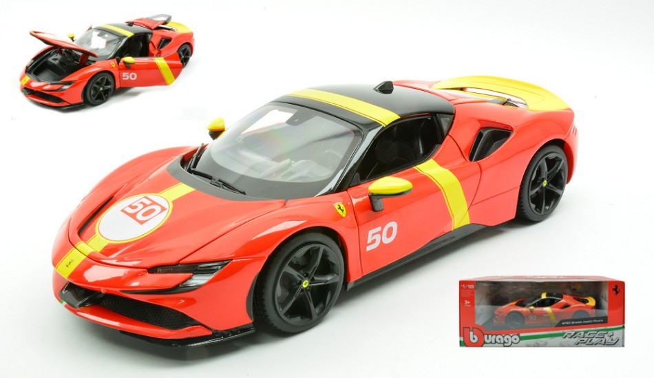 Ferrari Sf90 Stradale N.50 Assetto Fiorano 1:18 DS Modellismo Ferrari Sf90 Stradale Assetto scala 1:18