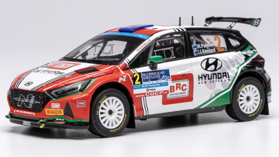 Hyundai i20 N N.2 RALLY2 de Serras de Fafe 2023 Paddon-Kennard DS Modellismo Hyundai i20 N RALLY2 de Serras de scala 1:43