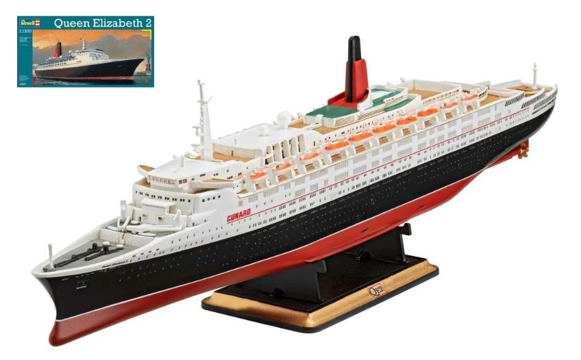 Queen Elizabeth 2 Kit 1:1200 DS Modellismo Queen Elizabeth 2 Kit 1:1200 Revell
