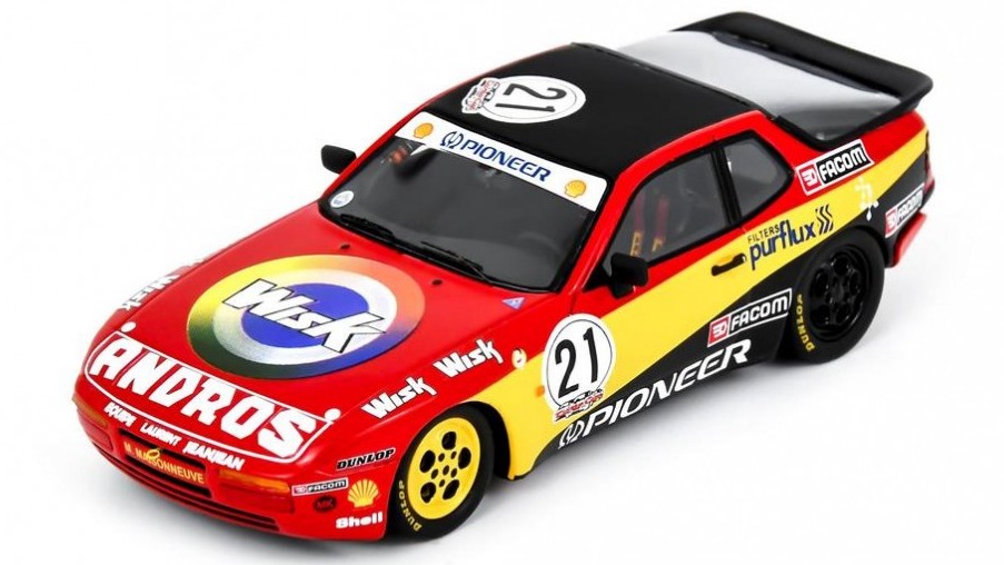 Porsche 944 Cup N.21 Champion de France 1989 Michel Maisonnneuve 1:43 DS Modellismo Porsche 944 Cup Champion de scala 1:43