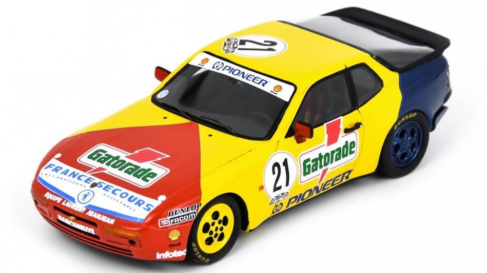 Porsche 944 Cup N.21 Champion de France 1990 Michel Maisonnneuve 1:43 DS Modellismo Porsche 944 Cup Champion de scala 1:43