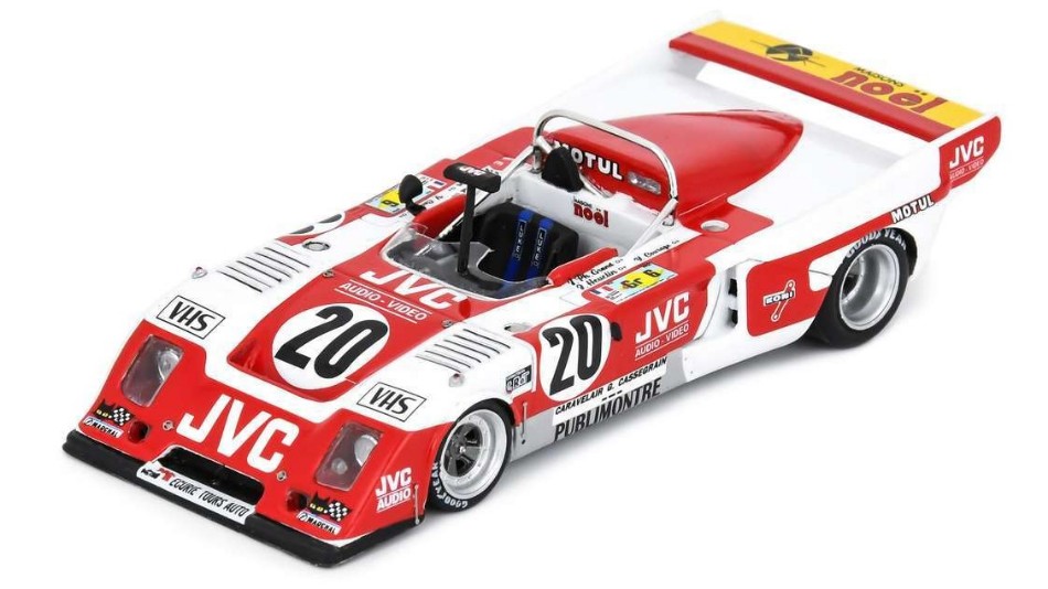 Chevron B36 N.20 24 H Le Mans 1980 Y.Courage-J.P.Grand 1:43 DS Modellismo Chevron B36 24 H Le Mans 1980 scala 1:43